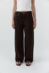 Canvas Classic Mid-Rise Jeans - Bark