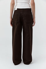 Canvas Classic Mid-Rise Jeans - Bark