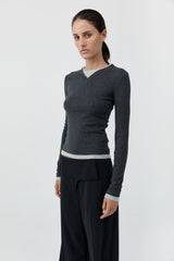Belt Detail Pants - Black