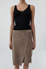 Baby Wool Scoop Cami - Black