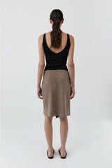 Baby Wool Scoop Cami - Black