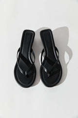 Thong Wedge - Black