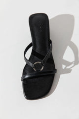 Multi Strap Heel - Black