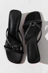 Multi Strap Heel - Black