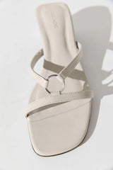 Multi Strap Heel - Off-White