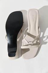Multi Strap Heel - Off-White