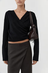 Bead Belt Detail Bag - Coffee