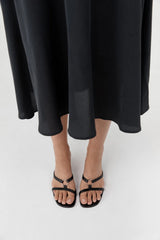 Multi Strap Heel - Black