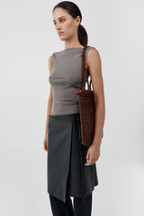 Bagu Woven Tote - Chestnut