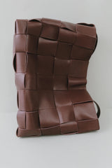 Woven Large Tote - Chestnut