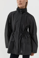 Paper Taffeta Parka - Dark Vetiver - BLVD