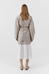 Paper Taffeta Parka - Fog