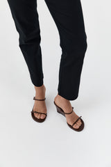 Petit Belt Detail Wedge 70 - Pecan - BLVD