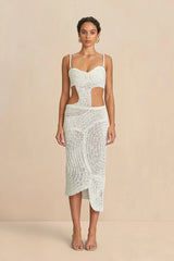 Kira Knit Dress - Off-White