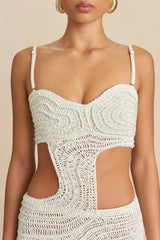 Kira Knit Dress - Off-White