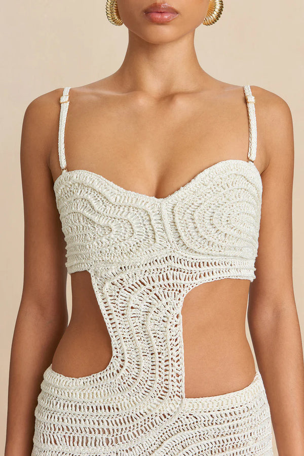Kira Knit Dress - Off-White