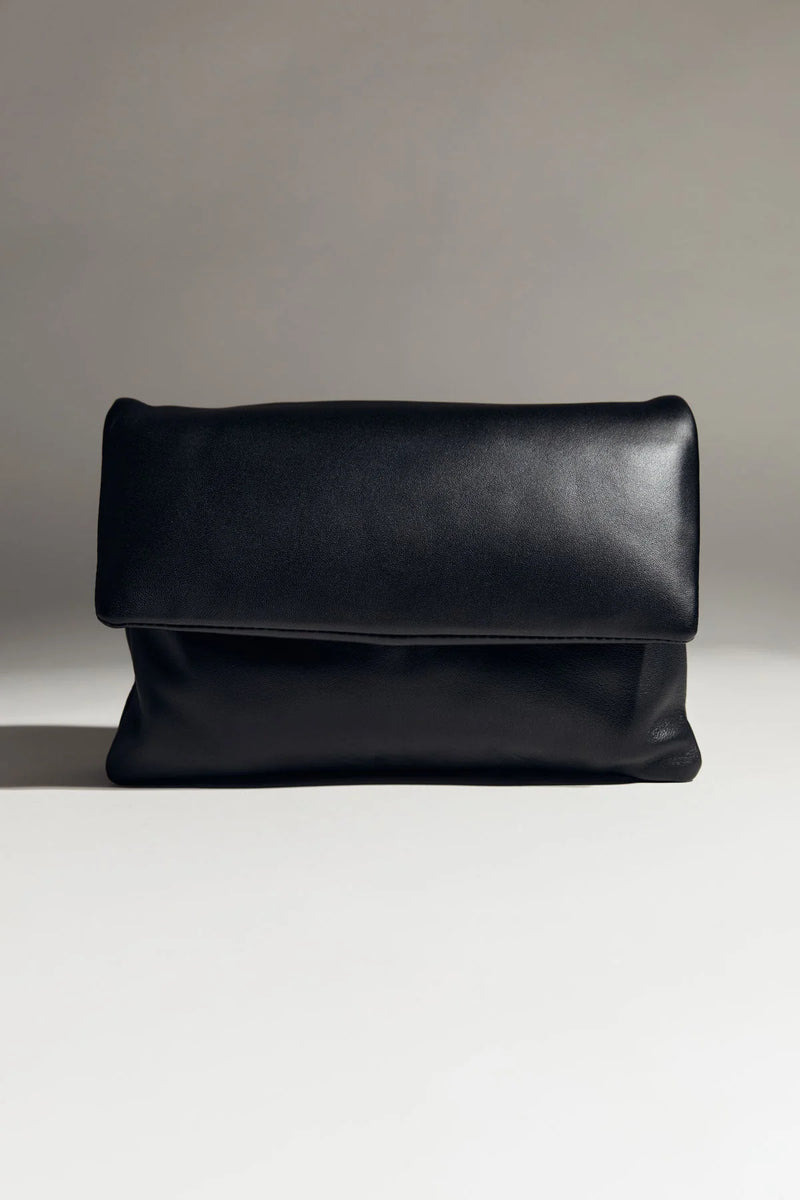 Dual Envelope Clutch - Black