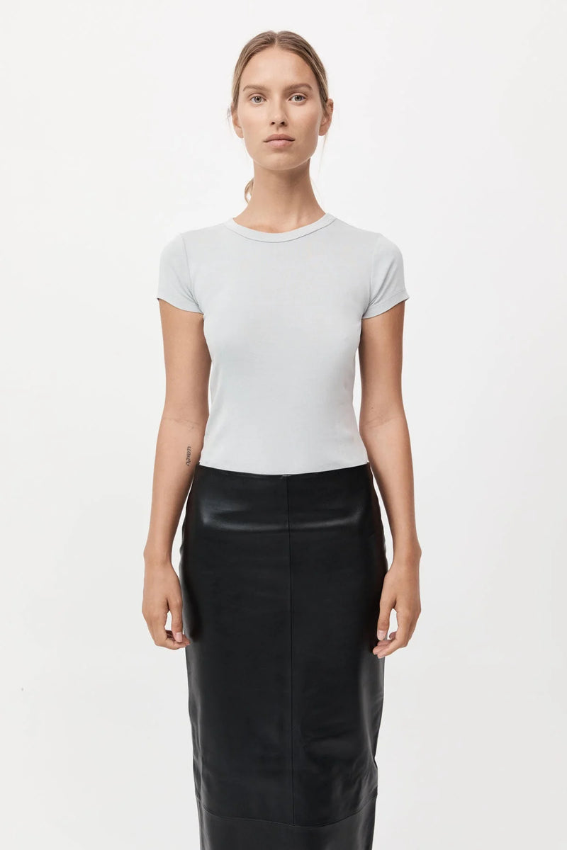 Organic Cotton Baby Tee - Silver