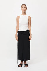 Organic Cotton Bateau Tank - White