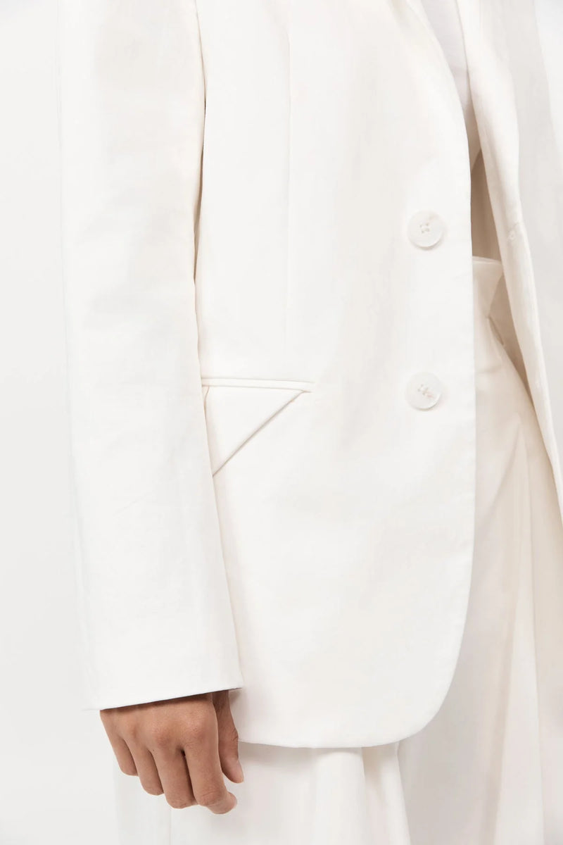 Origami Pocket Blazer - Off-White