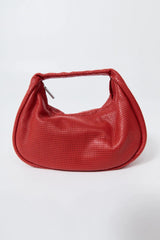 Perforated Mini Bon Bon Bag - Red