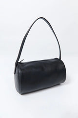 Perforated Connolo Shoulder Bag - Black