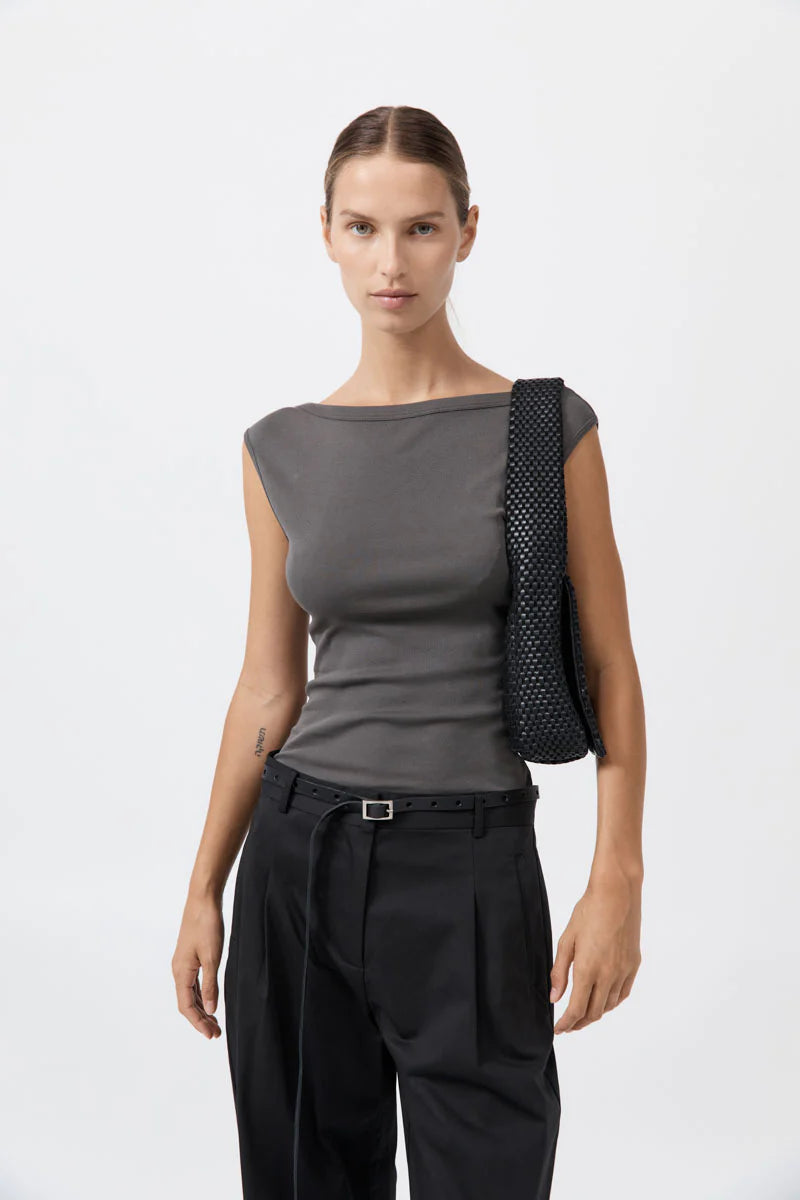 Lattice Everyday Satchel - Black
