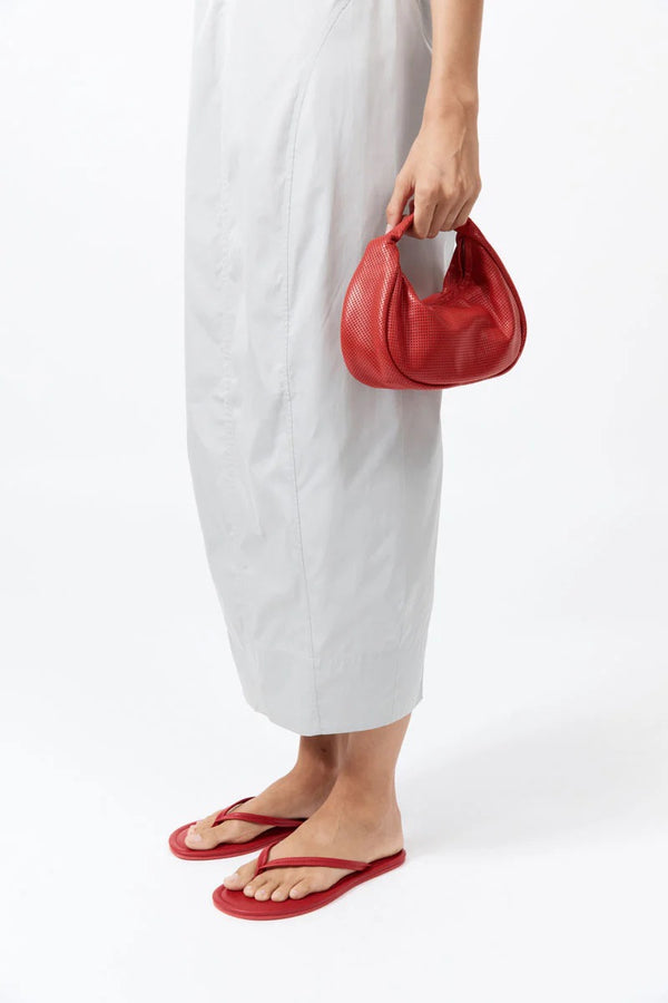Perforated Mini Bon Bon Bag - Red
