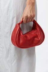 Perforated Mini Bon Bon Bag - Red