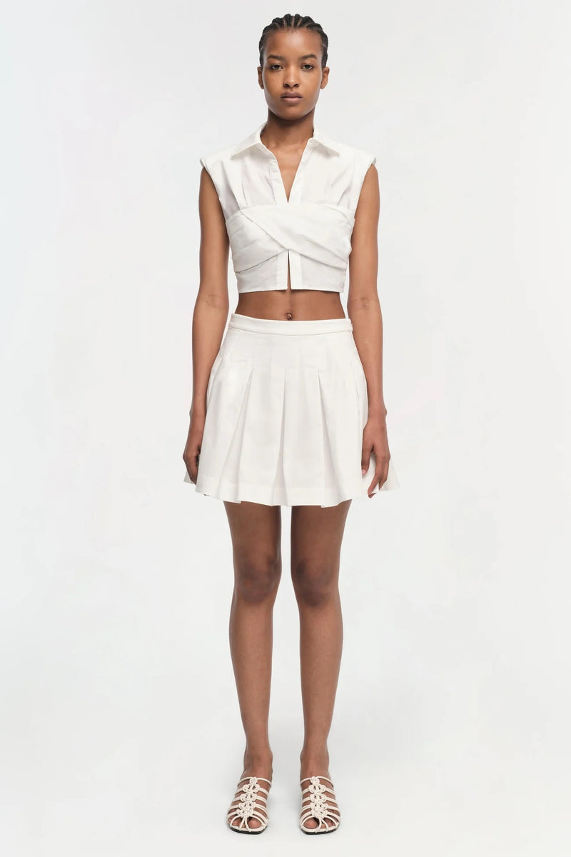 Emie Crop Top - White