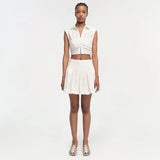 Emie Crop Top - White