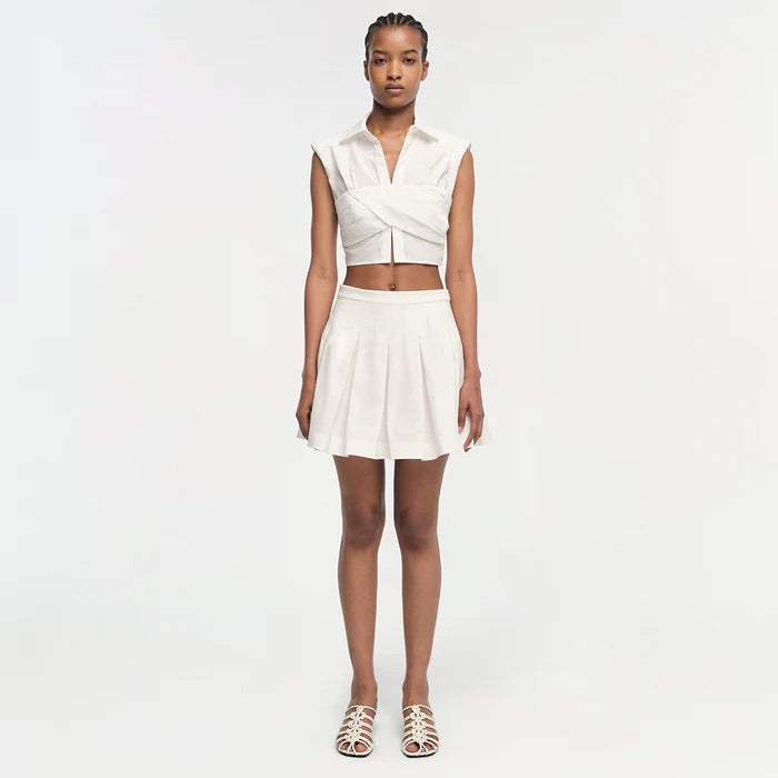Emie Crop Top - White