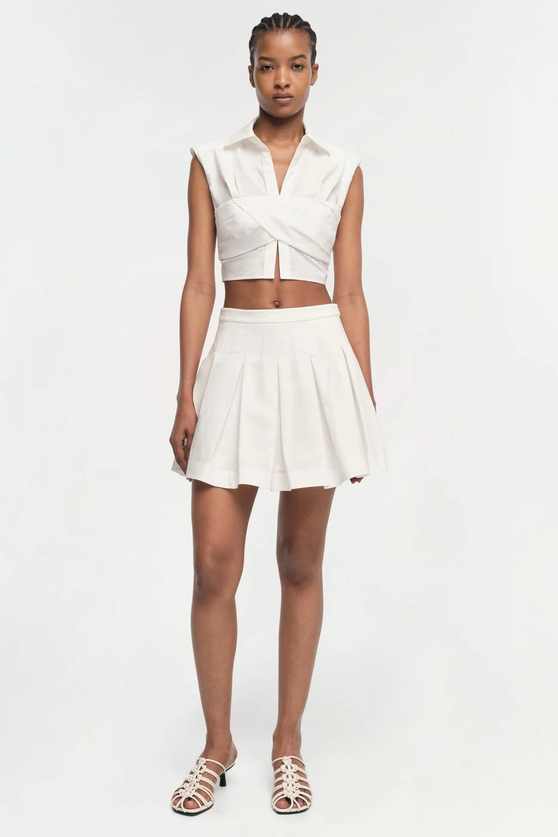 Emie Crop Top - White