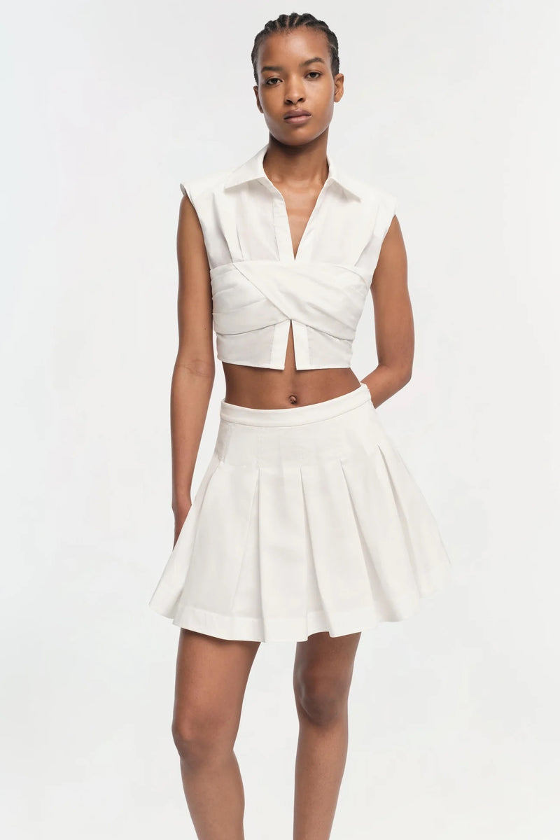 Emie Crop Top - White