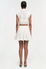 Emie Crop Top - White