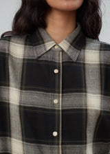 Noon Shirt - Black Plaid