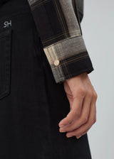 Noon Shirt - Black Plaid