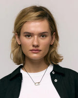 Heaven Mayhem - Pebble Necklace - Silver/Black - BLVD