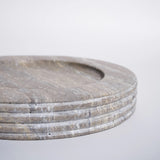 Leona Bowl Large - Travertine Silver Grey