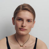 Heaven Mayhem - Pebble Necklace - Gold/Black - BLVD