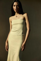 Rey Bias-Cut Skirt - Peyote - BLVD