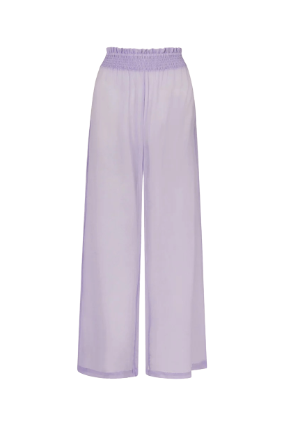 Mission Shirred Pants - Periwinkle