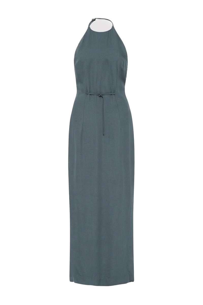 90's Halter Dress - Slate