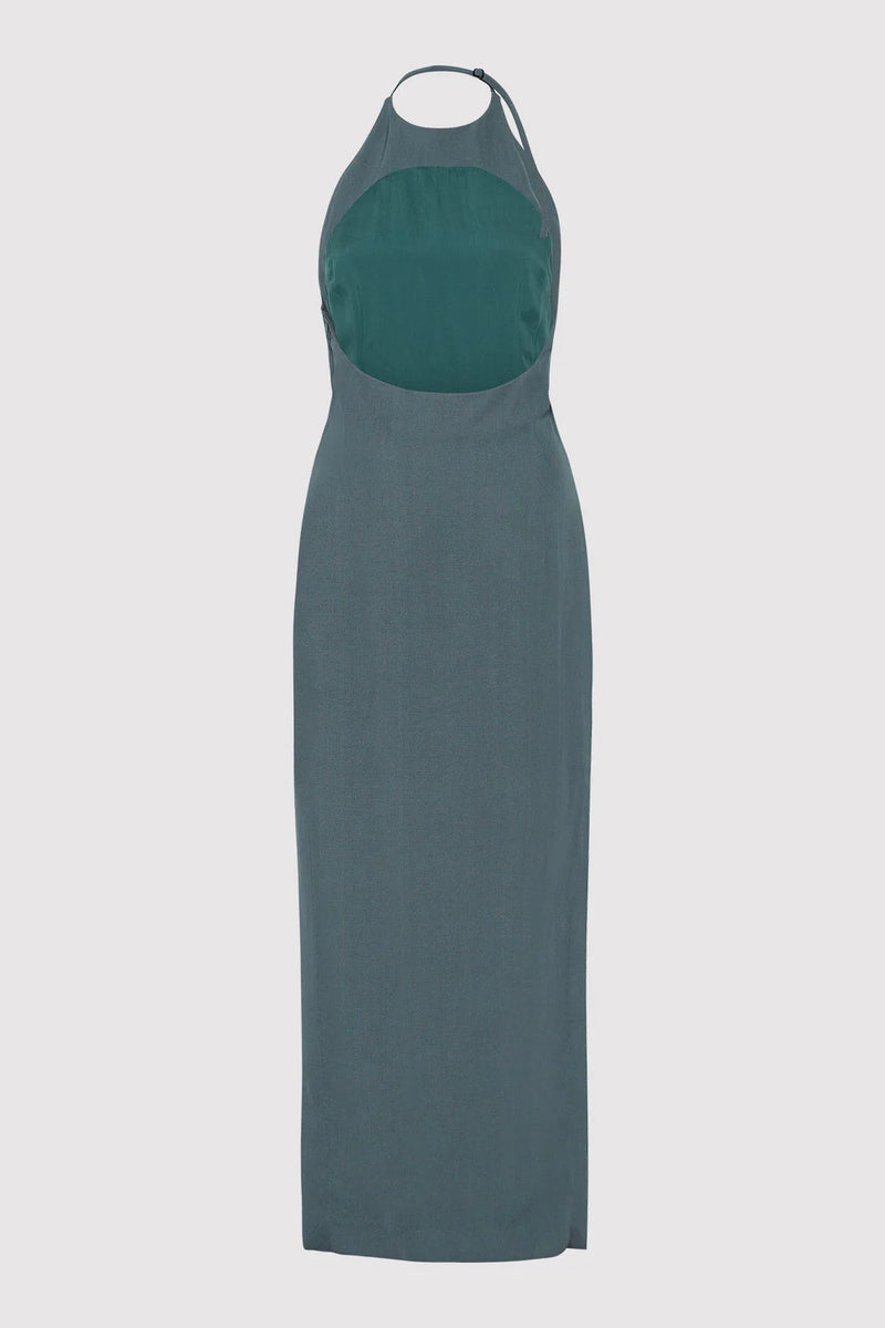 90 s Halter Dress Slate