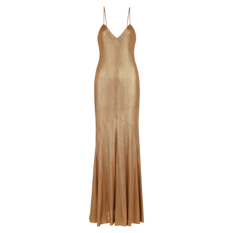 Milou Slip Dress - Gold