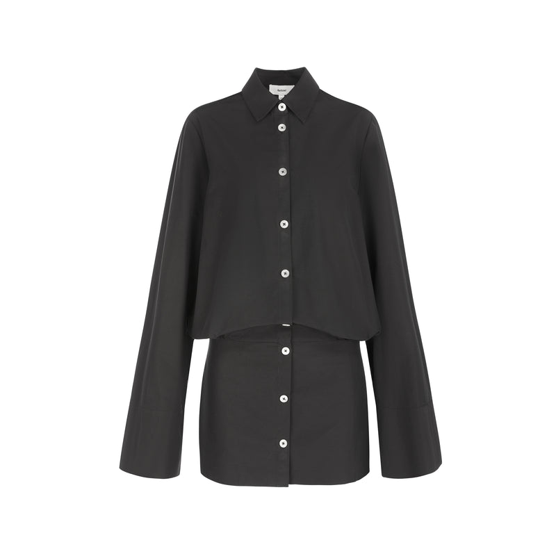 Yasmin Shirt Dress - Black