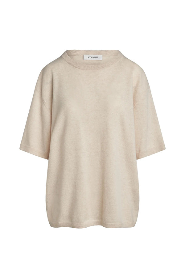 Cashmere T-Shirt - Beige