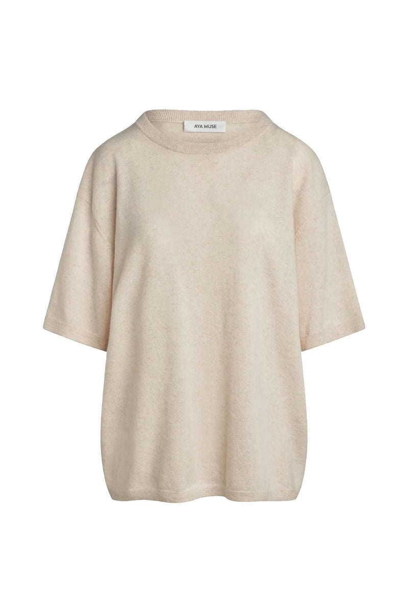 Cashmere T-Shirt - Beige