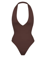 Amelia Halter One Piece - Chocolate