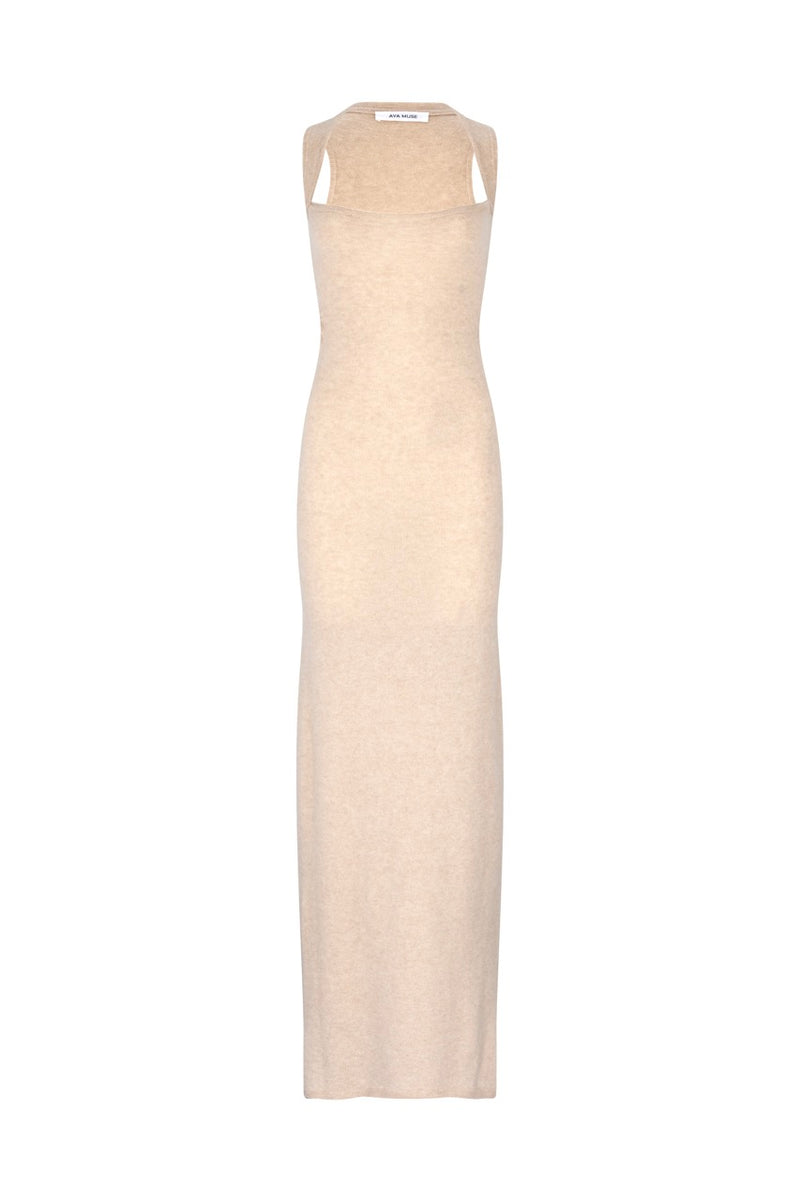 Lune Maxi Dress - Beige